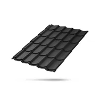 Střešní krytina Lindab Ideal 35 / Premium Mat černá RAL 9005, plechová