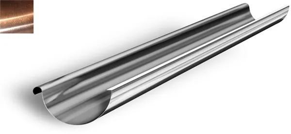 Žlab okapový 330 mm / 2 m měď