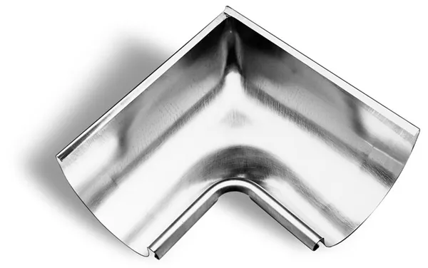 Žlabový roh vnitřní 330 mm / pozink RAL 9005 černý