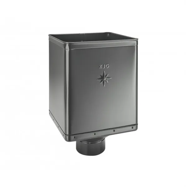 KJG sběrný kotlík design excentrický 80 mm / pozink RAL 7016 antracit