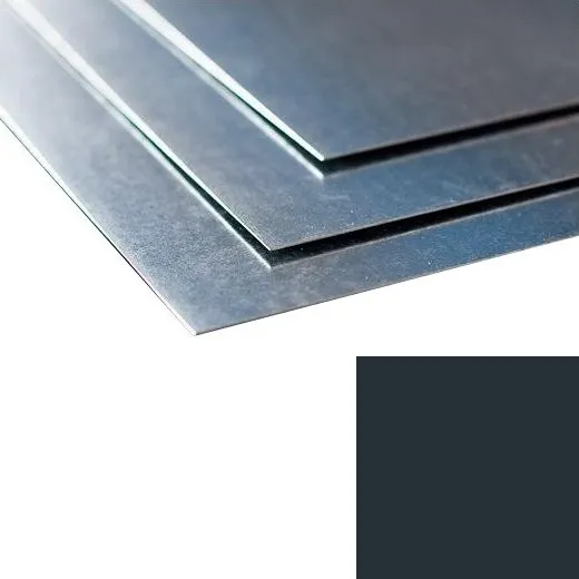Tabule pozink 0,5 x 1250 x 2000 mm oboustranná s fólií PES RAL 7016 šedá