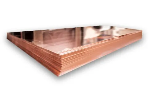 Tabule měď 0,55 x 1000 x 2000 mm STŘEŠNÍ NORMA