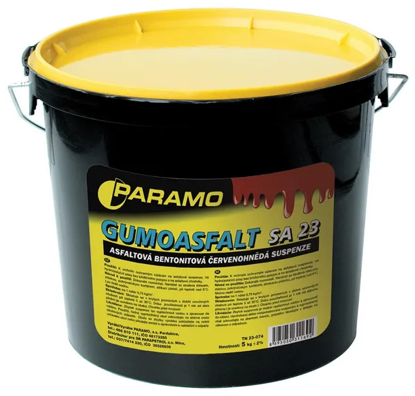 Asfaltová suspenze PARAMO Gumoasfalt SA 23/10 / 10 kg