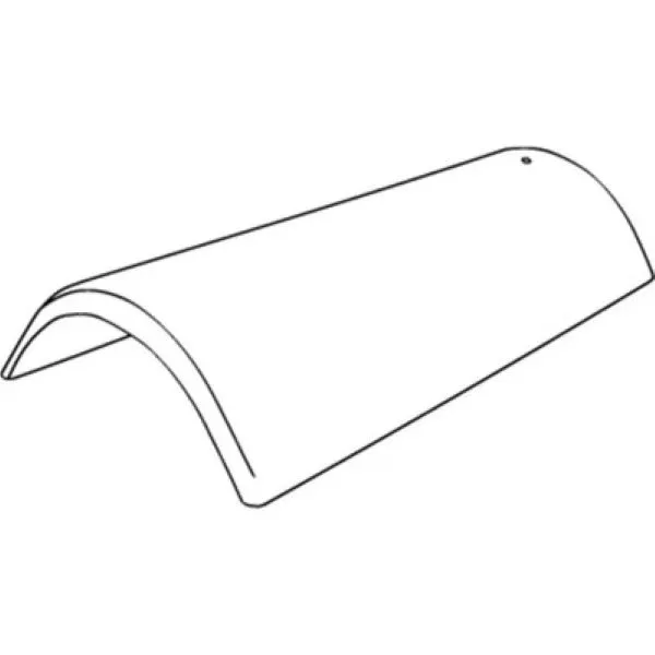 Střešní krytina Nelskamp hřebenáč / LONGLIFE lesk měděná, betonový (výprodej)