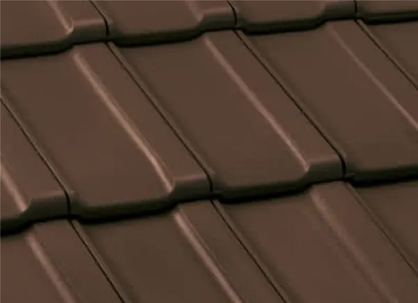 Střešní krytina Nelskamp Nibra hřebenáč/ tmavě hnědá engoba, pálená (výprodej)