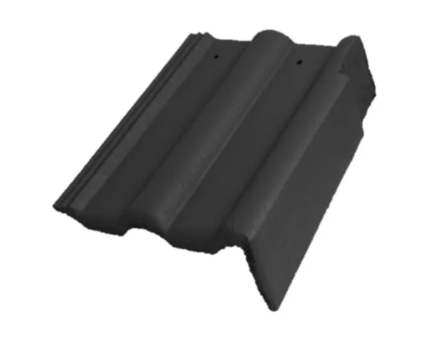 Střešní krytina Bramac Classic Protector Plus krajní taška pravá / ebenově černá