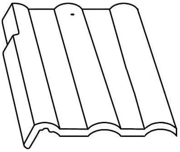 Střešní krytina Bramac Classic krajní taška levá / Standard cihlově červená (výprodej)