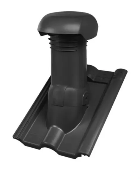 Bramac Classic komplet odvětrání 125 PVC DuroVent / černá