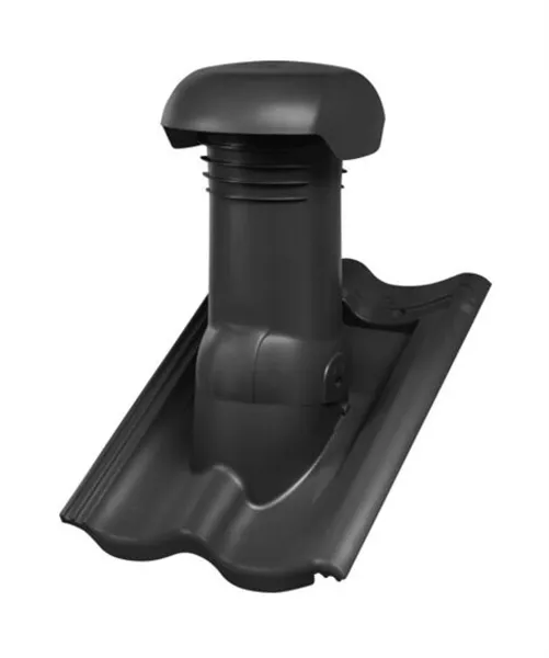 Bramac Moravská komplet odvětrání 125 PVC DuroVent / černá