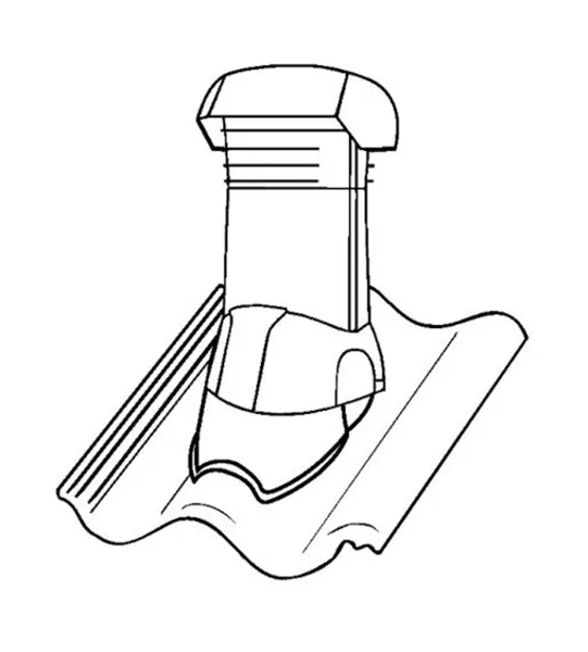 Bramac MAX komplet odvětrání 100 PVC DuroVent / černá