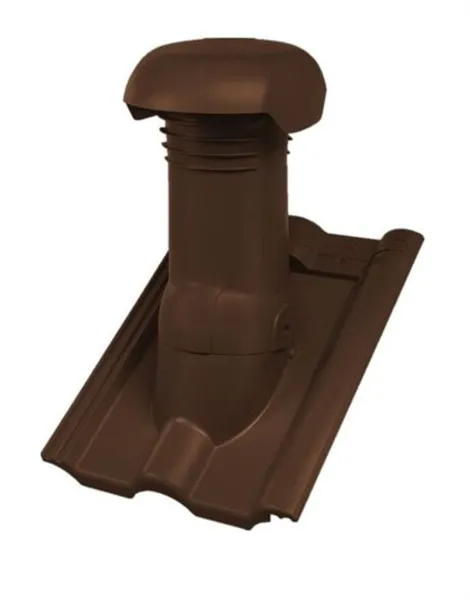 Bramac Classic komplet odvětrání 125 PVC DuroVent / hnědá