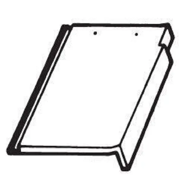 Střešní krytina Bramac TEGALIT krajní pravá / Protector Plus grafit mat, betonová (výprodej)