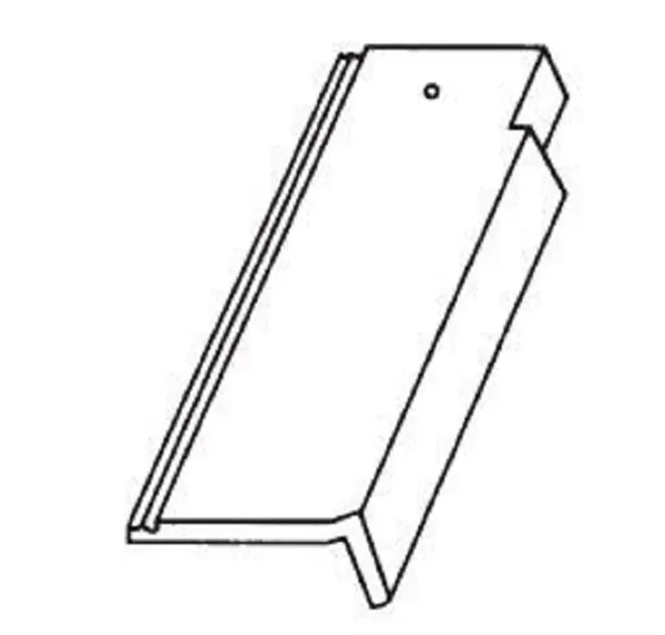 Střešní krytina Bramac TEGALIT krajní pravá 1/2 / Protector Plus grafit mat, betonová (výprodej)