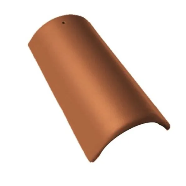 Střešní krytina Bramac hřebenáč s příchytkou / STAR kaštanově hnědá, betonový (výprodej)