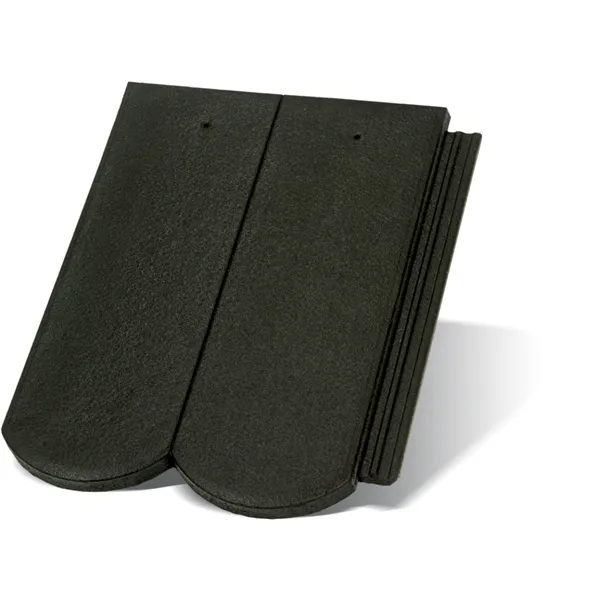Střešní taška Terrran Rundo základní / EVO carbon, betonová