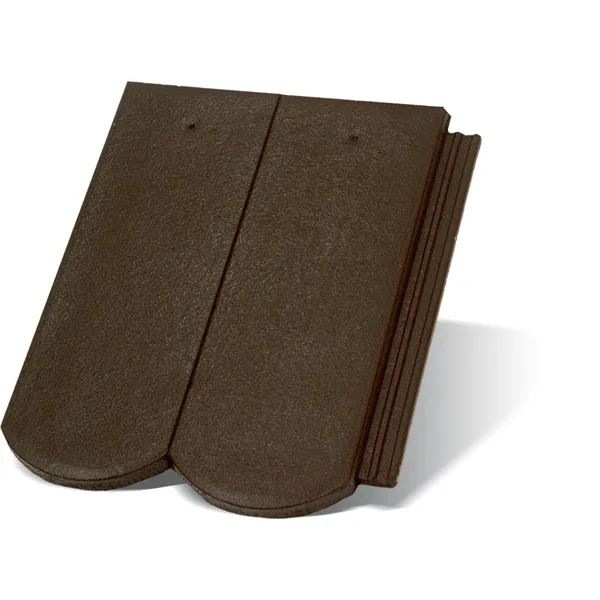 Střešní taška Terrran Rundo základní / EVO mocca, betonová