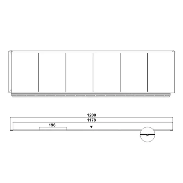 Střešní krytina Ruukki HYYGGE  / Ruukki40 satén tm.šedá RR23, plechová