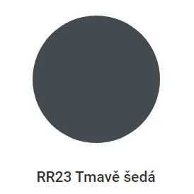 Střešní krytina Ruukki HYYGGE  / Ruukki40 satén tm.šedá RR23, plechová