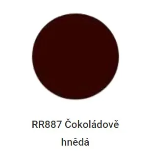 Střešní krytina Ruukki Monterrey / Ruukki 40 Matt čokoládová RR887, plechová