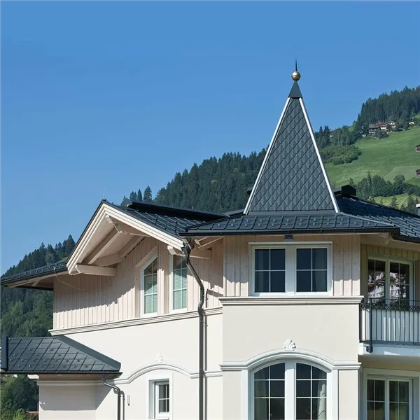 Střešní krytina Prefa Věžovka STUCCO /  P.10 oříšková, hliníková