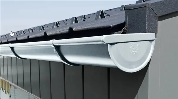 Prefa ALU žlab 333mm d.6bm stříbrná metalíza (výprodej)