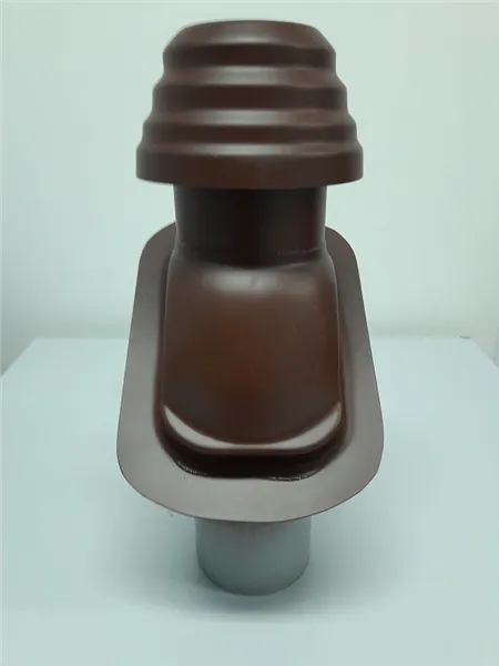 Comax odvětrávací komínek s trubicí 100/45° /   RAL8017 KLIK, FALC (výprodej)