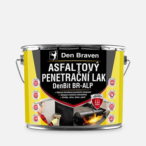 Asfaltový penetrační lak DenBit BR /  ALP  19 kg plechovka