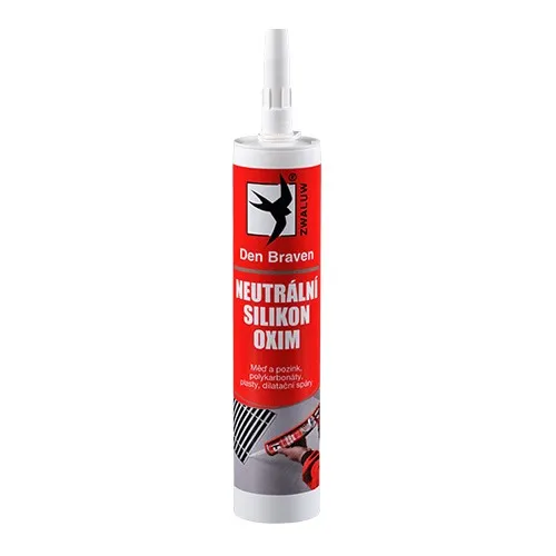 Den Braven neutrální silikon transparent OXIM  280 ml