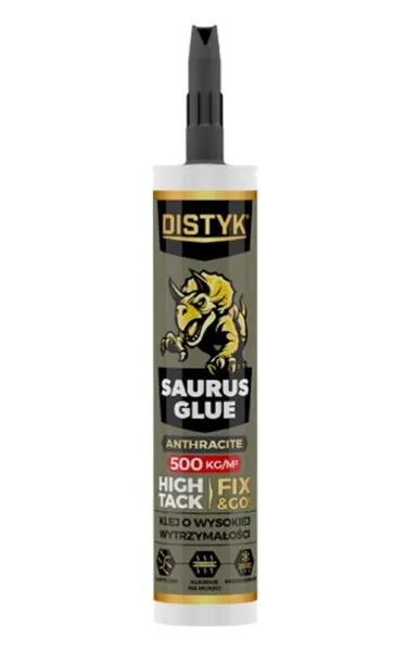 Montážní lepidlo Saurus Glue HIGH TACK 290ml / antracit