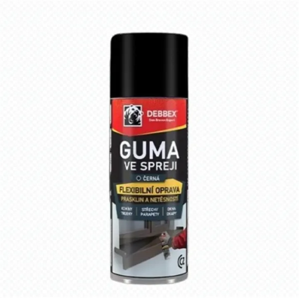 Guma ve spreji / 400ml černá 