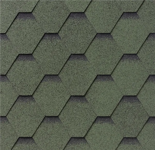 Střešní šindel IKO SUPERGLASS HEX / č.03 Amazon Green, asfaltová
