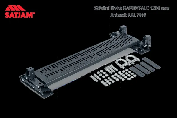 Satjam střešní lávka RAPID/FALC  sada 1200mm antracit RAL 7016
