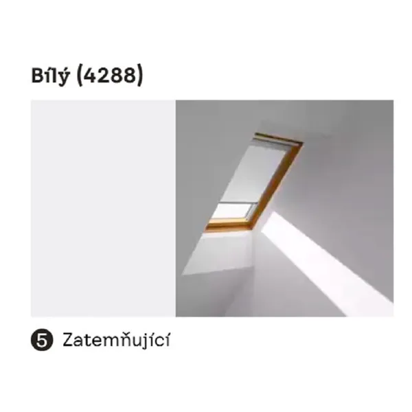 Zatemňovací roleta Velux DBL M08 4288 Klasik pro starší střešní okna  / 78 x 140 cm