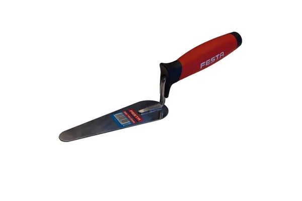 Lžíce nerez kočičí jazyk 160 mm / gumová rukojeť