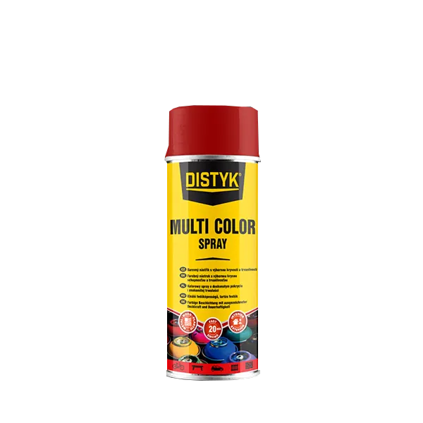 Opravná barva Distyk multi color spray 400 ml / RAL 9005 lesk