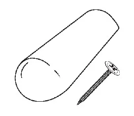 Střešní krytina Bramac koncový hřebenáč s vrutem / Standard cihlově červený, betonový (výprodej)