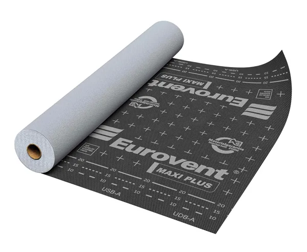 Podstřešní hydroizolační fólie Eurovent Maxi PLUS 150 s lepící páskou