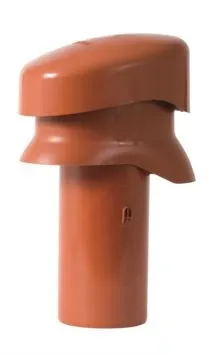 HPI větrák krátký - trubka s krytem 100 mm / višeň (červenohnědý)