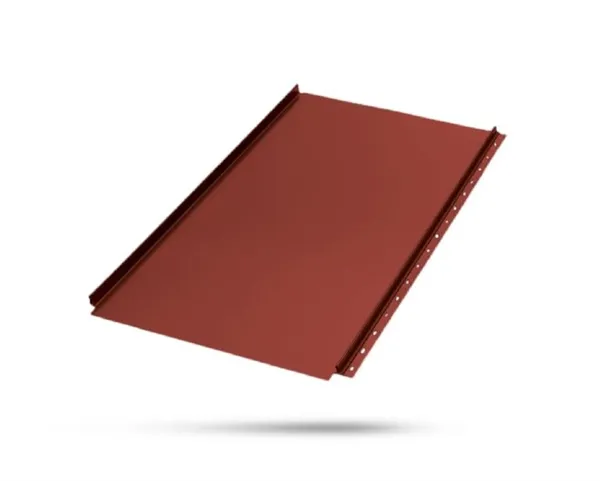 Střešní krytina Lindab SRP Click 25 / Premium Mat tmavě červená RAL 3009, plechová