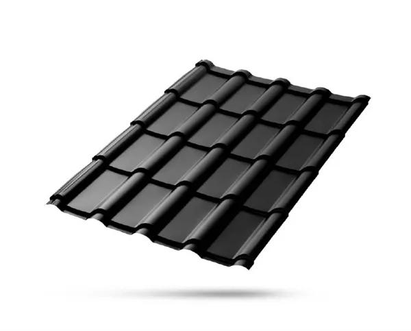 Střešní krytina Lindab Mega 40 / Premium Mat černá RAL 9005, plechová