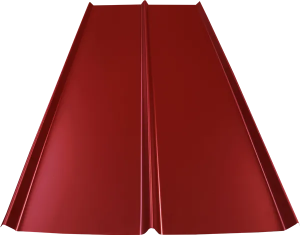 Střešní krytina Comax Alukryt 444 x 1000 / PES červená RAL 3016, plechová