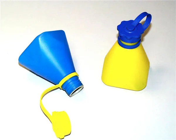 Stubai lahvička na kyselinu s pojistkou proti vylití žlutá
