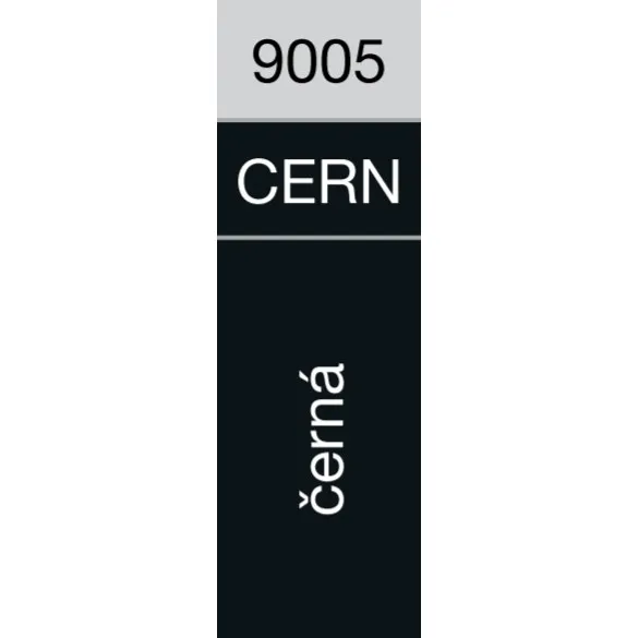 Žlabový roh vnější 250 mm / pozink RAL 9005 černý