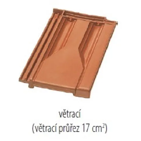 Střešní krytina Nelskamp Nibra DS10 větrací / režná, pálená (výprodej)