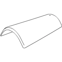 Střešní krytina Nelskamp hřebenáč / LONGLIFE lesk měděná, betonový (výprodej)