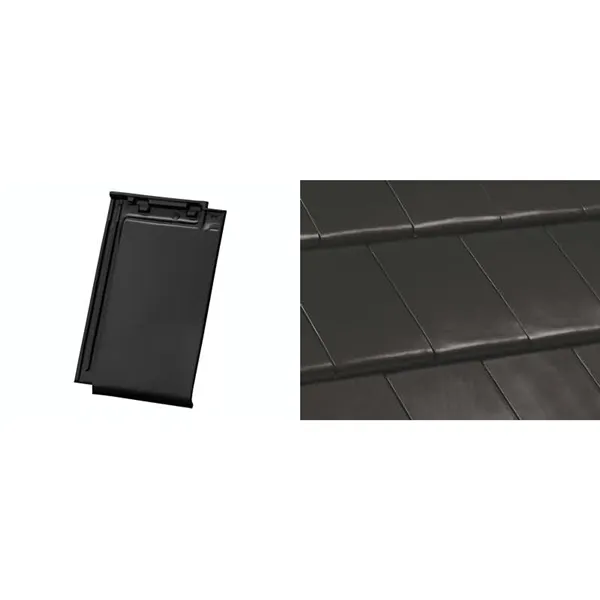 Střešní krytina Nelskamp Nibra G10 PRO základní / ušlechtila černá engoba, pálená