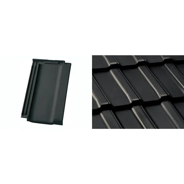 Střešní krytina Nelskamp Nibra R10 základní / staročerná engoba, pálená