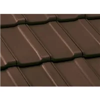 Střešní krytina Nelskamp Nibra hřebenáč/ tmavě hnědá engoba, pálená (výprodej)