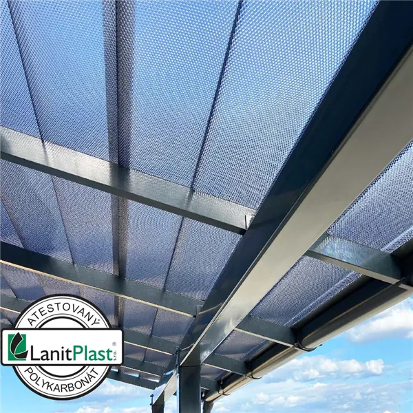 Polykarbonátová deska LanitPlast Marlon CSE DIAMOND Z-TOP / 0,954 x 4 m čirá