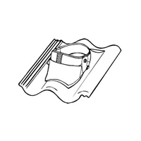 Bramac Max 7° PVC prostupová taška DuroVent / červenohnědá